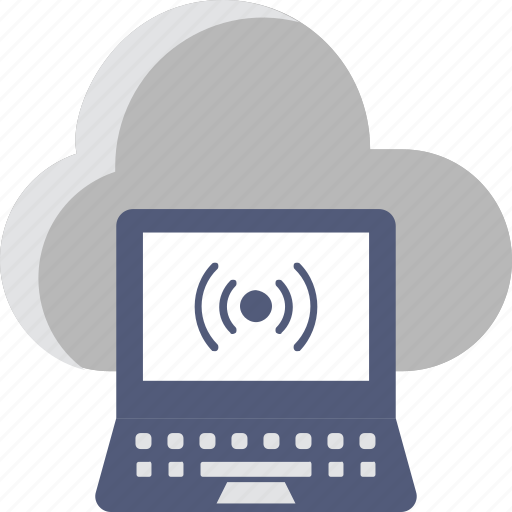 Cloud, internet, laptop, wifi, wireless icon - Download on Iconfinder