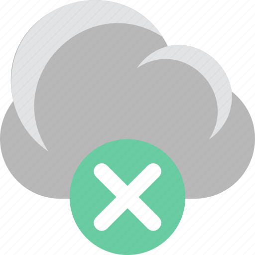 Cloud computing, cloud removed, delete, disconnected, icloud icon - Download on Iconfinder