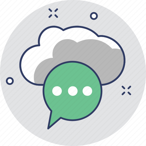 Chat bubble, cloud, comment, notification, online chatting icon - Download on Iconfinder