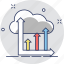 analytics, chart, cloud, infographic, online graph 