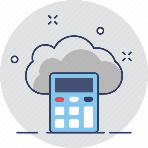 Calculator, cloud, cloud computing, network, storage icon - Download on Iconfinder