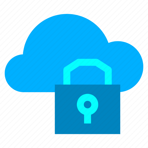 Cloud, internet, private, lock icon - Download on Iconfinder