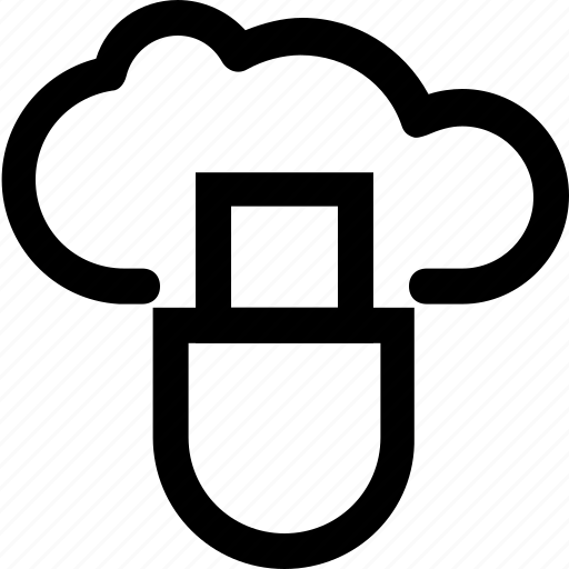 Cloud, cloud storage, data storage, icloud, usb icon - Download on Iconfinder