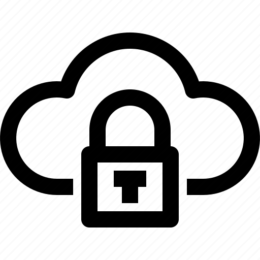Cloud, computing, digital, lock, security, technology icon - Download on Iconfinder