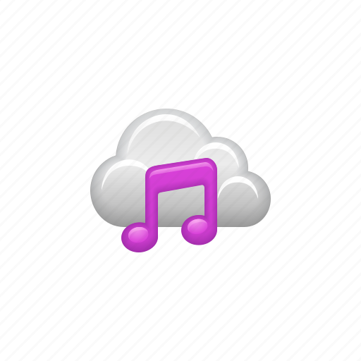 Audio, cloud, cloud computing, computing, music, music note icon - Download on Iconfinder