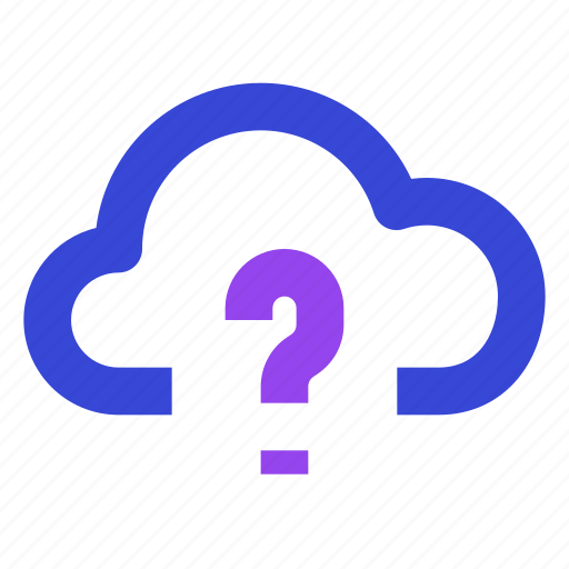 Cloud, question, uncertainty, inquiry, doubt, confusion, curiosity icon - Download on Iconfinder