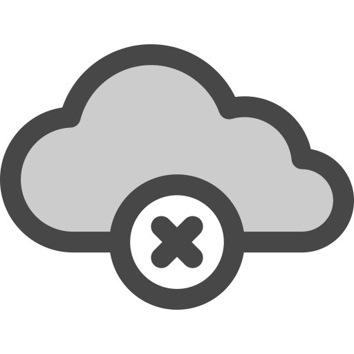 Cloud, computing, data, internet, rejected, storage icon - Download on Iconfinder