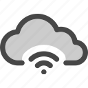 cloud, computing, connection, internet, signal, storage, wifi
