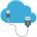 cloud computing, computing, icloud, usb cable