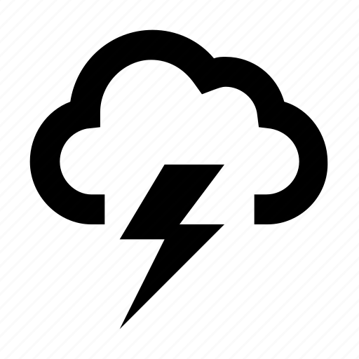 Cloud, cloud thunder, cloudy weather, thunder, thunderstorm icon - Download on Iconfinder