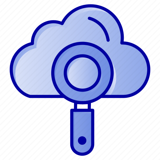 Cloud, computing, find, search icon - Download on Iconfinder