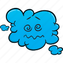 cloud, emoji, face, hosting, saas, smiley