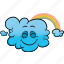cloud, emoji, face, hosting, saas, smiley 