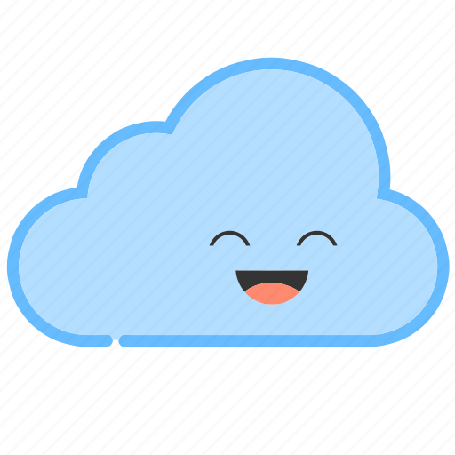 Cloud, clouds, cloudy, emoji, emoticons, weather icon - Download on Iconfinder