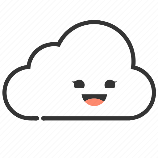 Cloud, clouds, cloudy, emoji, emoticons, weather icon - Download on Iconfinder
