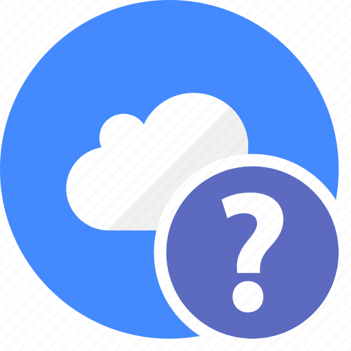 Cloud, cluouding, faq, help, question icon - Download on Iconfinder