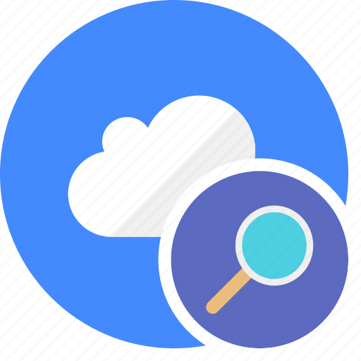Cloud, cluouding, detail, find, search icon - Download on Iconfinder