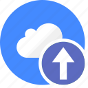 arrow, cloud, cluouding, direction, up, upload