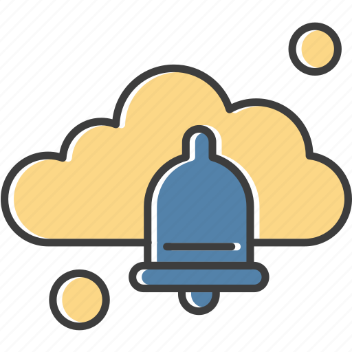 Alert, bell, cloud icon - Download on Iconfinder