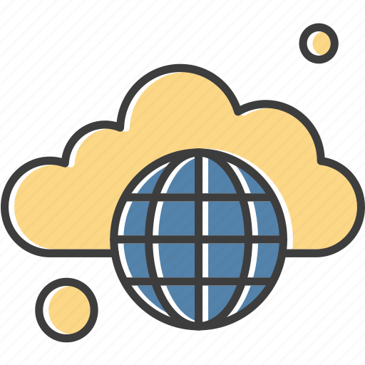 Cloud, earth, world icon - Download on Iconfinder