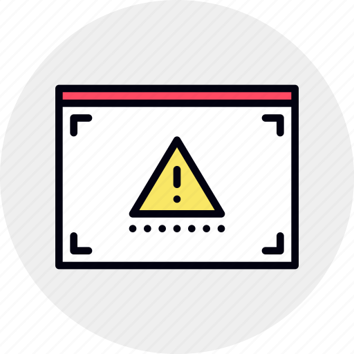 Alert, application, error, exclamation, mark, message, window icon - Download on Iconfinder