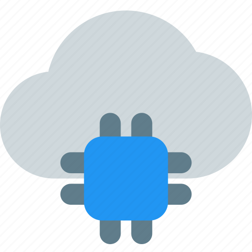 Processor, cloud, network, chip icon - Download on Iconfinder