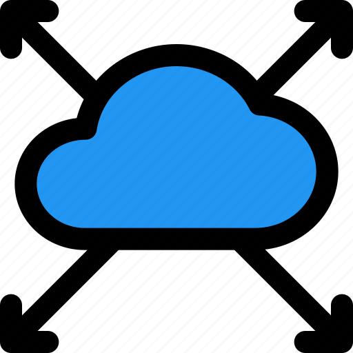 Cloud, any, direction, network icon - Download on Iconfinder