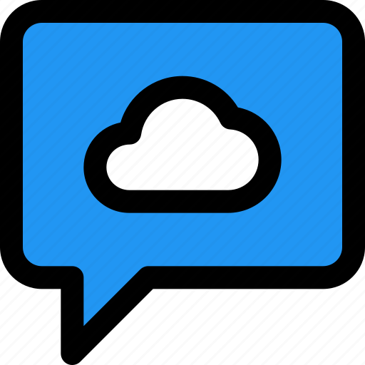 Cloud, chat, network, bubble icon - Download on Iconfinder