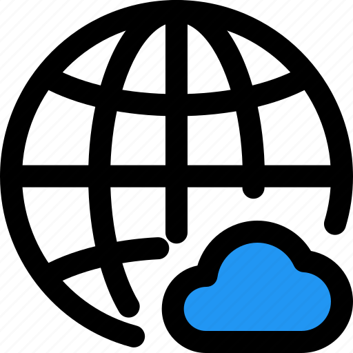 World, cloud, network, global icon - Download on Iconfinder