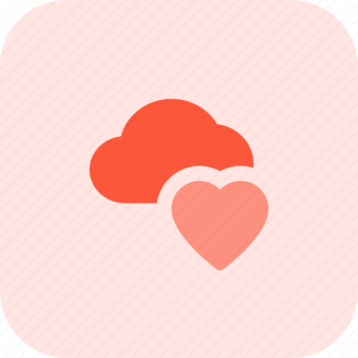 Cloud, heart, network, love icon - Download on Iconfinder