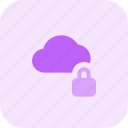 cloud, lock, network, secure