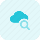 cloud, search, network, find
