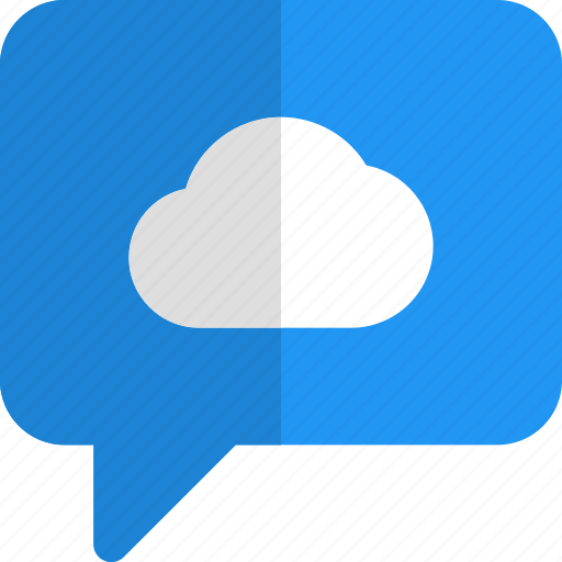 Cloud, chat, network, chat bubble icon - Download on Iconfinder