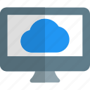 cloud, dekstop, network, technology