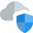 cloud, protection, network, shield
