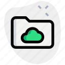 cloud, folder, network, technology