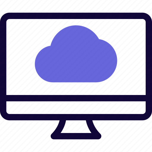 Cloud, network, desktop icon - Download on Iconfinder