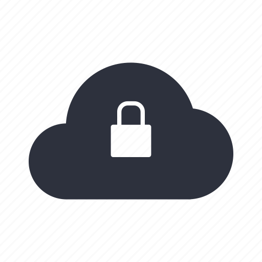 Cloud, communication, computing, lock, network, secure, security icon - Download on Iconfinder
