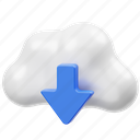 cloud, download, data, storage, document, save, server, arrow, database 