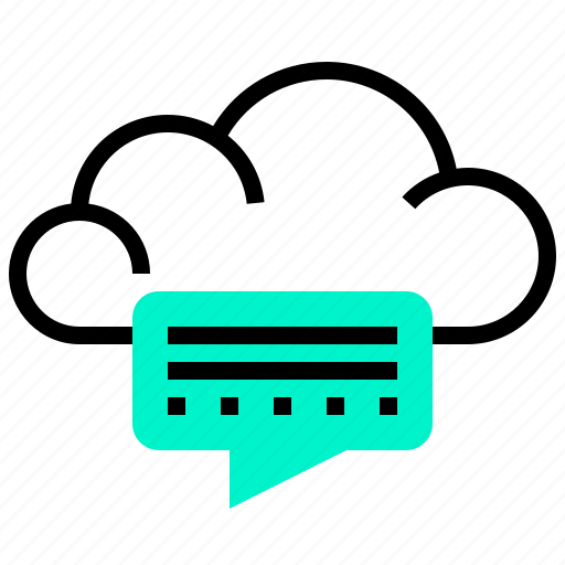 Cloud, data, file, message, technology icon - Download on Iconfinder