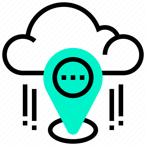 Cloud, data, gps, location, technology icon - Download on Iconfinder