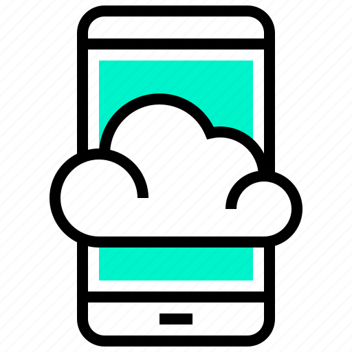 Cloud, data, file, smartphone, technology icon - Download on Iconfinder