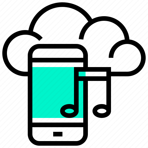 Cloud, data, file, music, smartphone, technology icon - Download on Iconfinder