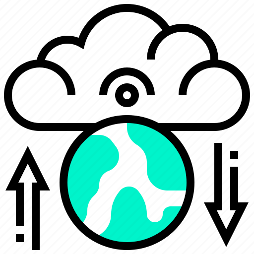Cloud, data, earth, global, technology, transfer icon - Download on Iconfinder