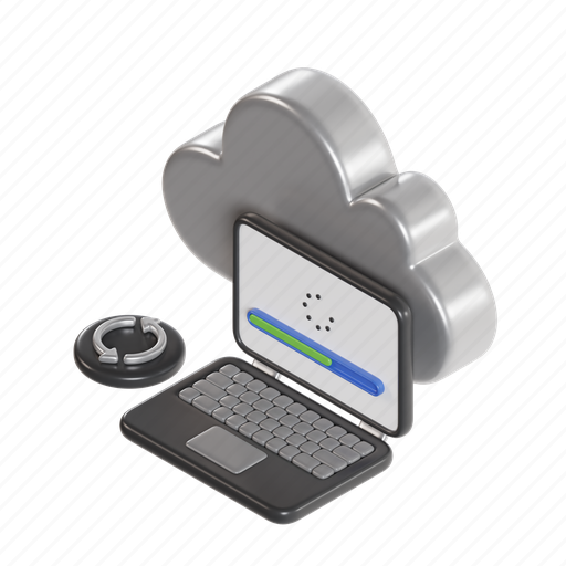 Cloud, sync, synchronization, cloud service, storage, server, computer icon - Download on Iconfinder
