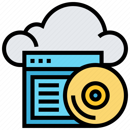Backup, cloud, data, disc, technology, website icon - Download on Iconfinder
