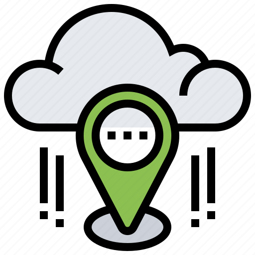 Cloud, data, gps, location, technology icon - Download on Iconfinder