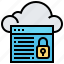 cloud, data, protection, security, technology, website 