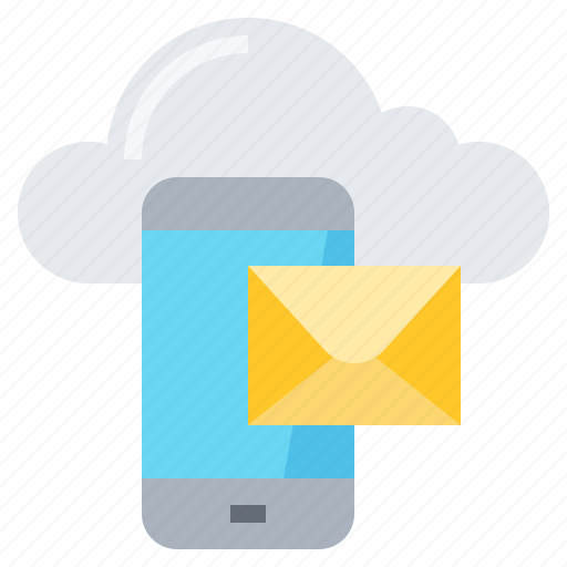 Cloud, data, letter, mail, smartphone, technology icon - Download on Iconfinder
