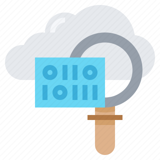 Cloud, data, digital, find, search, technology icon - Download on Iconfinder
